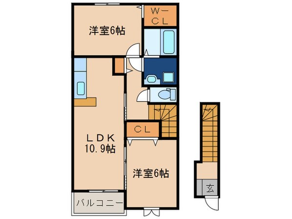 ロワンテールⅡの物件間取画像